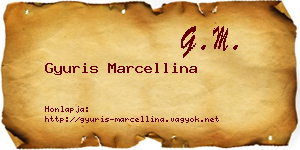 Gyuris Marcellina névjegykártya